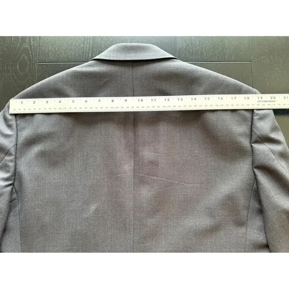Brooks Brothers 346 Stretch Suit Mens‎ 40R Gray Wool 2-PC Set Jacket Pants 34x28